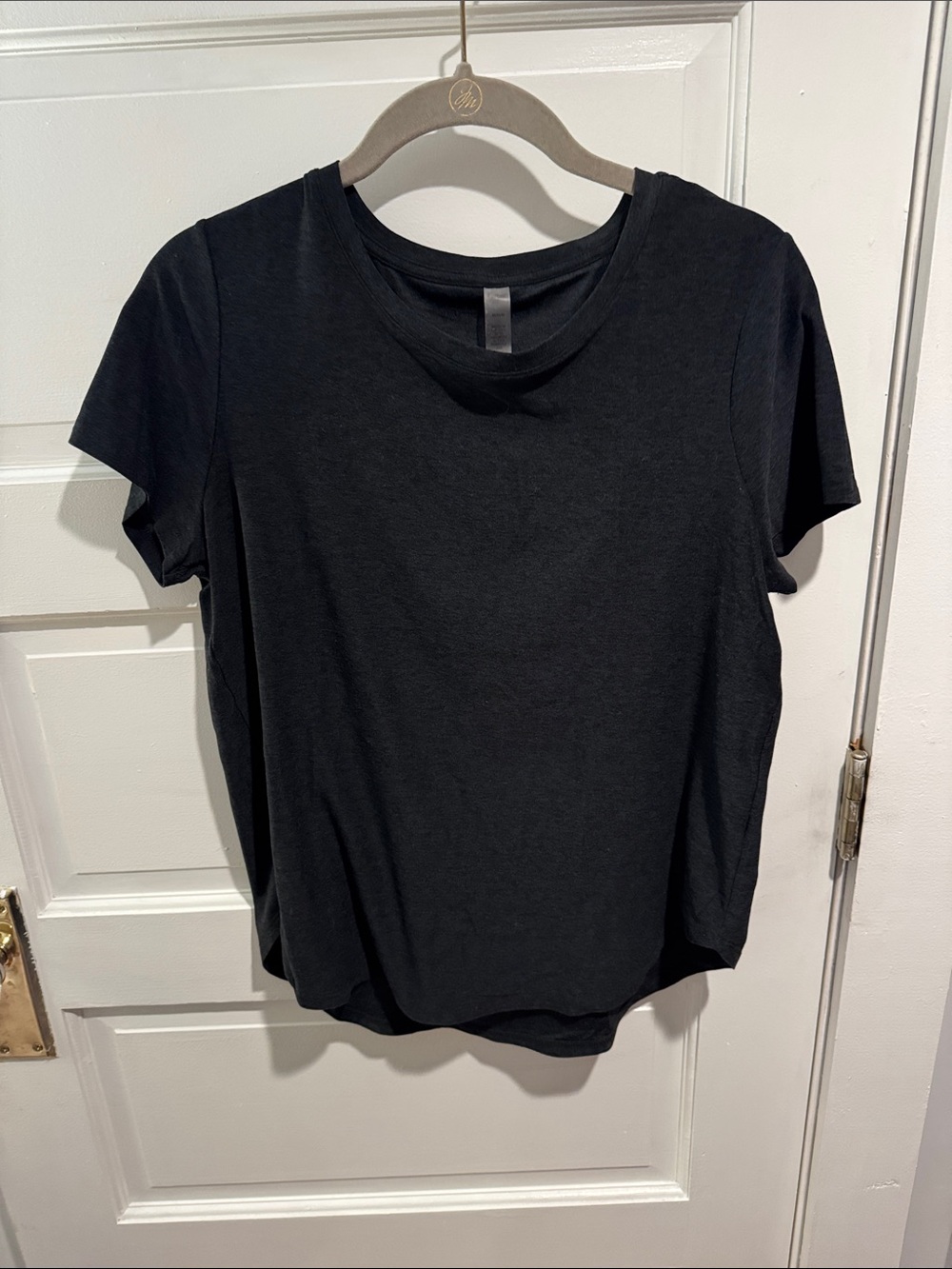 Beyond Yoga Black Short Sleeve Crew Tee